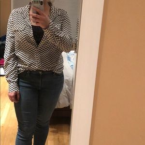 American Eagle chevron blouse